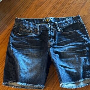 Lucky Brand Indigo Denim Frayed Hem Women's Shorts